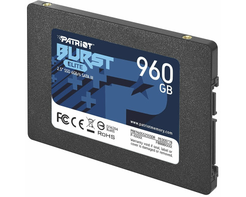 SSD Patriot Burst Elite 960GB 2.5" 7mm SATAIII TLC 3D (PBE960GS25SSDR)