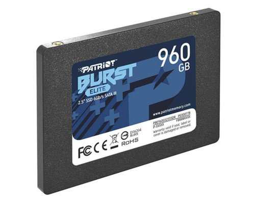 SSD Patriot Burst Elite 960GB 2.5" 7mm SATAIII TLC 3D (PBE960GS25SSDR)