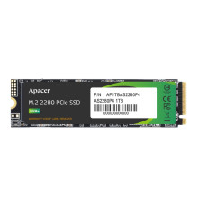 Накопичувач SSD M.2 Apacer AS2280P4 256GB 2280 PCIe 3.0x4 NVMe 3D TLC Read/Write: 2100/1300 MB/sec Bulk (AP256GAS2280P4)