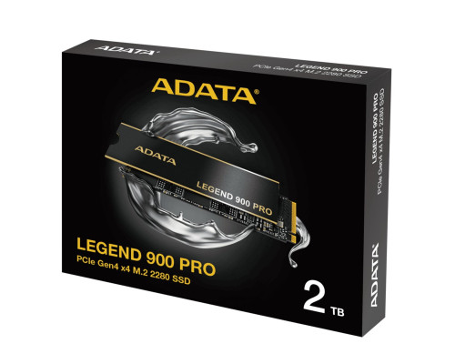 Накопичувач SSD M.2 ADATA LEGEND 900 PRO 2TB 2280 PCIe Gen 4x4 3D NAND Read/Write: 7400/6500 MB/sec (SLEG-900P-2TCS)