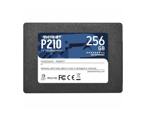 SSD Patriot P210 256GB 2.5" 7mm SATAIII 3D QLC (P210S256G25)