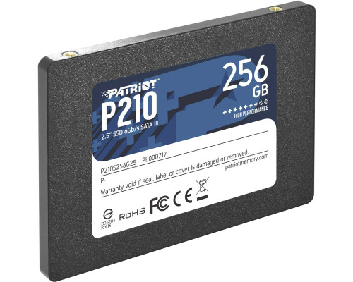 SSD Patriot P210 256GB 2.5" 7mm SATAIII 3D QLC (P210S256G25)