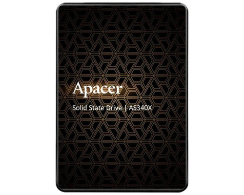 SSD Apacer AS340X 120GB 2.5" 7mm SATAIII 3D NAND Read/Write: 550/520 MB/sec (AP120GAS340XC-1)