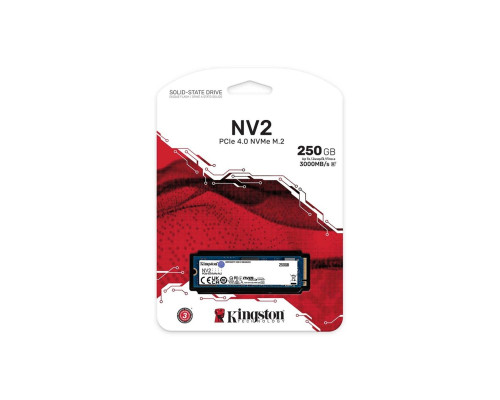 SSD M.2 Kingston NV2 250GB NVMe 2280 PCIe 3.0 x4 3D NAND (SNV2S/250G)