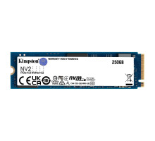 SSD M.2 Kingston NV2 250GB NVMe 2280 PCIe 3.0 x4 3D NAND (SNV2S/250G)