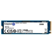 SSD M.2 Kingston NV2 250GB NVMe 2280 PCIe 3.0 x4 3D NAND (SNV2S/250G)