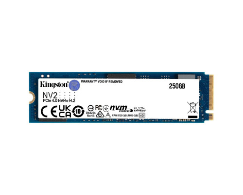 SSD M.2 Kingston NV2 250GB NVMe 2280 PCIe 3.0 x4 3D NAND (SNV2S/250G)