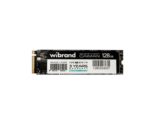 SSD M.2 Wibrand Caiman 128GB NVMe 2280 PCIe 3.0 3D NAND (WIM.2SSD/CA128GB)