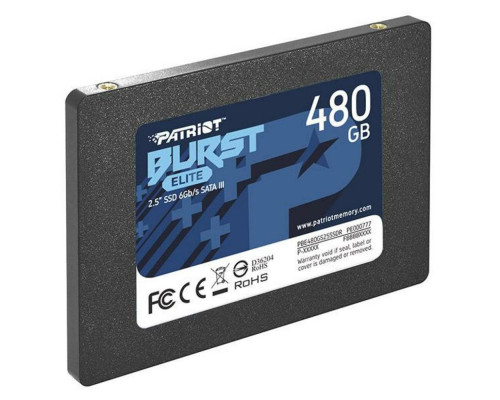 SSD Patriot Burst Elite 480GB 2.5" 7mm SATAIII TLC 3D (PBE480GS25SSDR)