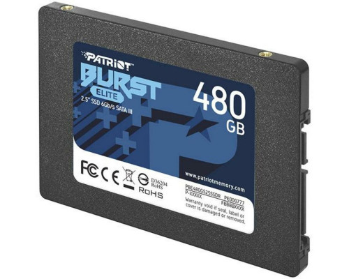 SSD Patriot Burst Elite 480GB 2.5" 7mm SATAIII TLC 3D (PBE480GS25SSDR)