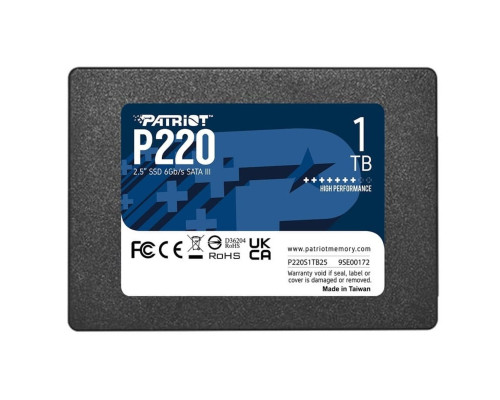 SSD Patriot P220 1TB 2.5" 7mm SATAIII (P220S1TB25)