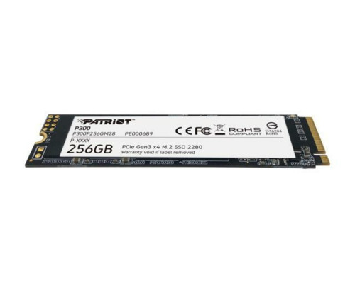 SSD M.2 Patriot P300 256GB NVMe 2280 PCIe 3.0 3D TLC (P300P256GM28)