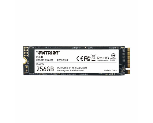 SSD M.2 Patriot P300 256GB NVMe 2280 PCIe 3.0 3D TLC (P300P256GM28)