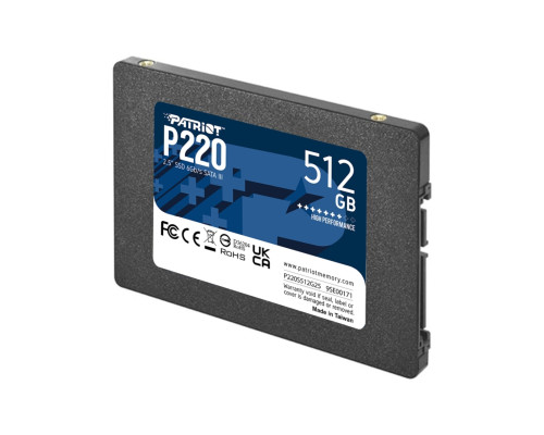 SSD Patriot P220 512GB 2.5" 7mm SATAIII (P220S512G25)