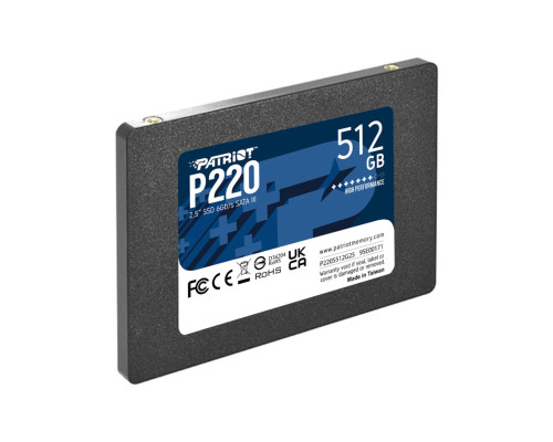 SSD Patriot P220 512GB 2.5" 7mm SATAIII (P220S512G25)