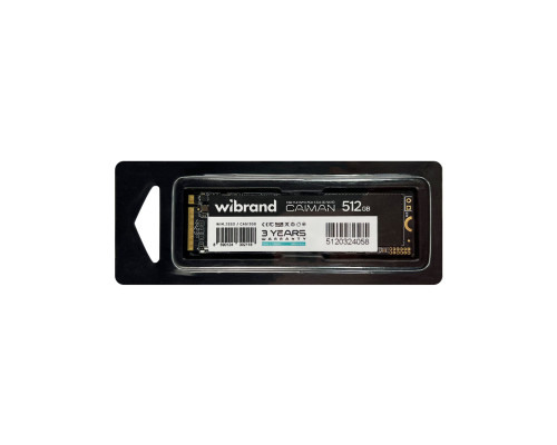 SSD M.2 Wibrand Caiman 512GB NVMe 2280 PCIe 3.0 3D NAND (WIM.2SSD/CA512GB)