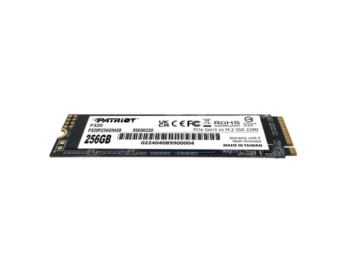 SSD M.2 Patriot P320 256GB NVMe 2280 Gen3.0 x4 3D TLC (P320P256GM28)