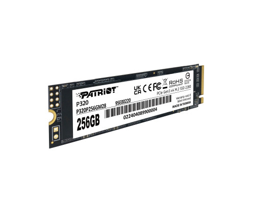 SSD M.2 Patriot P320 256GB NVMe 2280 Gen3.0 x4 3D TLC (P320P256GM28)