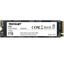 SSD M.2 Patriot P300 1TB NVMe 2280 PCIe 3.0x4 3D NAND TLC (P300P1TBM28)