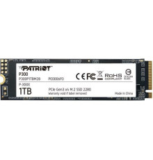 SSD M.2 Patriot P300 1TB NVMe 2280 PCIe 3.0x4 3D NAND TLC (P300P1TBM28)