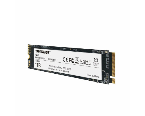 SSD M.2 Patriot P300 1TB NVMe 2280 PCIe 3.0x4 3D NAND TLC (P300P1TBM28)