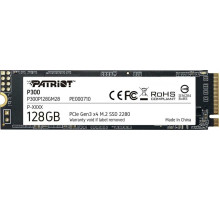 SSD M.2 Patriot P300 128GB NVMe 2280 PCIe 3.0 3D TLC (P300P128GM28)