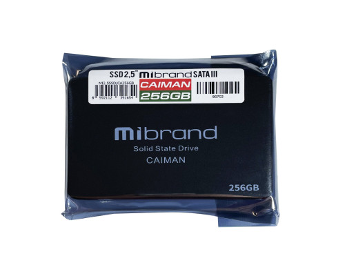 SSD Mibrand Caiman 256GB 2.5" 7mm SATAIII Bulk (MI2.5SSD/CA256GB)