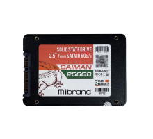 SSD Mibrand Caiman 256GB 2.5" 7mm SATAIII Bulk (MI2.5SSD/CA256GB)