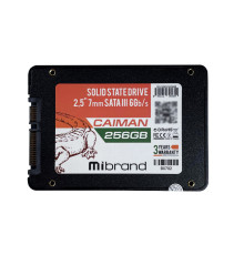 SSD Mibrand Caiman 256GB 2.5" 7mm SATAIII Bulk (MI2.5SSD/CA256GB)