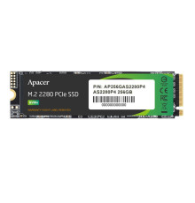 SSD M.2 Apacer AS2280P4 256GB 2280 PCIe 3.0x4 NVMe 3D TLC Read/Write: 2100/1300 MB/sec (AP256GAS2280P4-1)