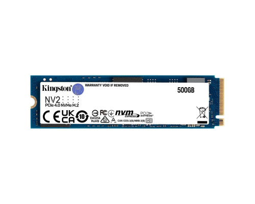 SSD M.2 Kingston NV2 500GB NVMe 2280 PCIe 4.0 x4 3D NAND (SNV2S/500G)