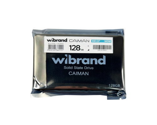 SSD Wibrand Caiman 128GB 2.5" 7mm SATAIII Bulk (WI2.5SSD/CA128GB)