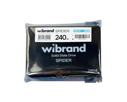 SSD Wibrand Spider 240GB 2.5" 7mm SATAIII Bulk (WI2.5SSD/SP240GB)