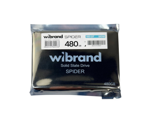 SSD Wibrand Spider 480GB 2.5" 7mm SATAIII Bulk (WI2.5SSD/SP480GB)