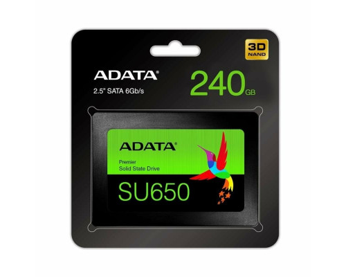 SSD ADATA Ultimate SU650 240GB 2.5" SATA III 3D NAND TLC (ASU650SS-240GT-R)