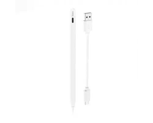 Стілус HOCO GM112 Intelligent anti-lost active capacitive pen with digital display pad dedicat White mag-6942007634588146733