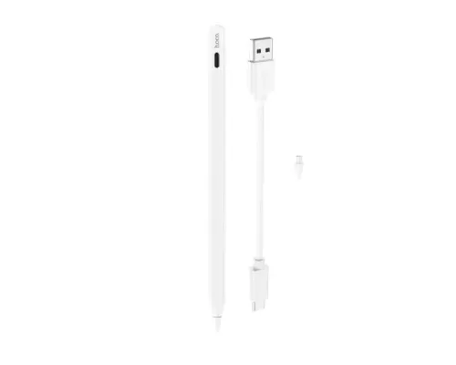 Стілус HOCO GM112 Intelligent anti-lost active capacitive pen with digital display pad dedicat White mag-6942007634588146733