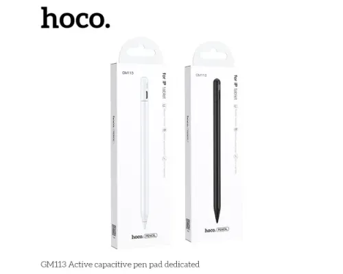 Стілус HOCO GM113 Active capacitive pen pad dedicated White mag-6942007634601145610