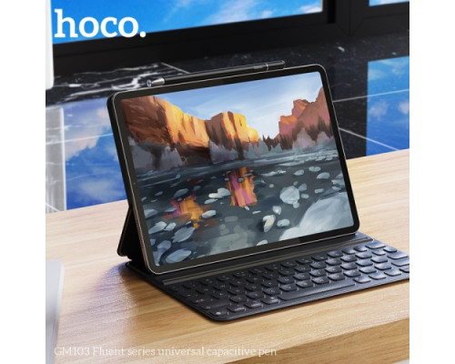 Стілус HOCO GM103 Fluent series universal capacitive pen Чорний mag-693147476711018066