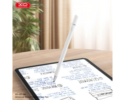 Стілус XO ST-06 Universal touch-sensitive Capacitor Pen Білий mag-692068084861418443
