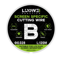 Струна LUOWEI B (120 m, 0.028 mm) для розшаровування дисплейного модуля PLS-00-00143527