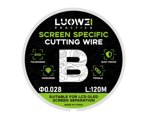 Струна LUOWEI B (120 m, 0.028 mm) для розшаровування дисплейного модуля PLS-00-00143527