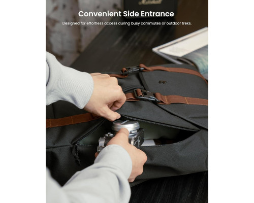 Рюкзак Tomtoc VintPack-TA1 17L Laptop Backpack Black 16 inch/17L (TA1S1D1)