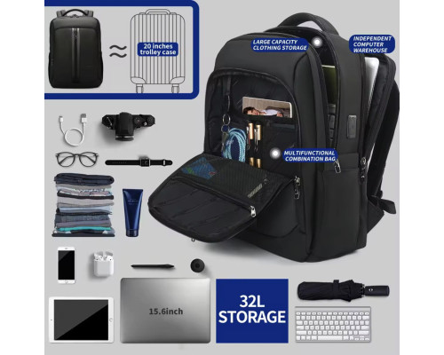 Рюкзак Tigernu T-B9600 15.6" Black