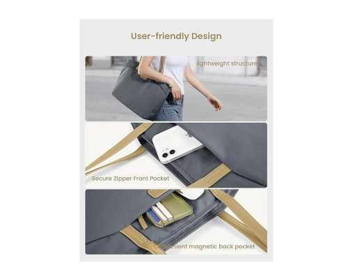 Сумка Tomtoc Versatile-T23 Laptop Tote Bag Grayish Blue 16 Inch/18L (T23L1B1)