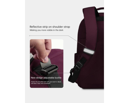 Рюкзак Tigernu T-B9030B 15.6" Wine Red