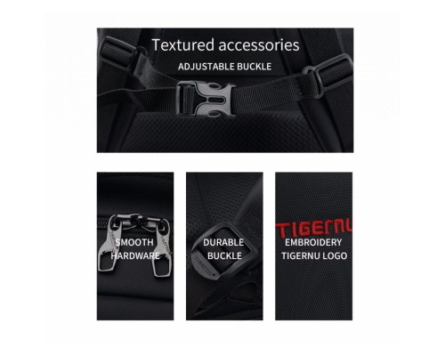 Рюкзак Tigernu T-B3319 15.6" Silver grey