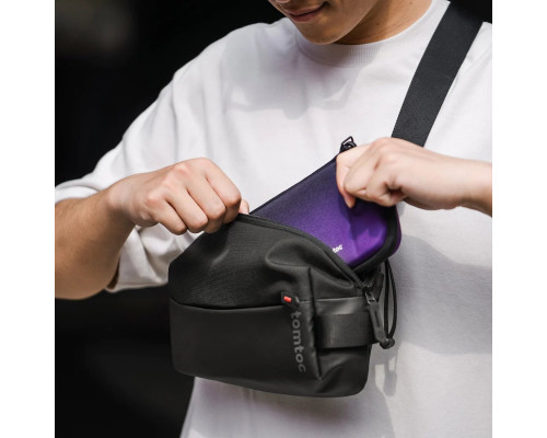 Сумка Tomtoc Explorer-T21 Sling Bag S Black 8.3 Inch//4L (T21S1D1)
