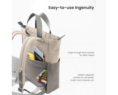 Рюкзак Tomtoc Slash-T63 Laptop Backpack Moon Grey 13.5 Inch/12L (T63M1G1)