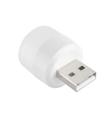 Лампочка світильник USB, 5v, 1w, LED, Білий (теплий)